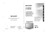 Sharp LC32D44EGY User manual