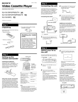 Sony SLV-GA35TH User manual