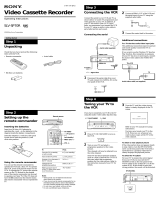 Sony SLV-SP70R User manual