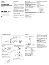 Sony WM-EX362 User manual