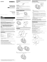 Sony NWZ-E436FK Owner's manual