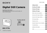 Sony Cyber-shot DSC-F77A User manual