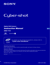 Sony Cyber-shot DSC-T10 Owner's manual
