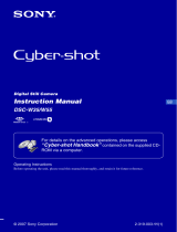 Sony Cyber-shot DSC-W35 Owner's manual