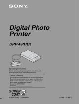 Sony DSC-W80HDPR Owner's manual