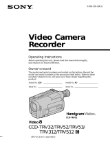 Sony CCD-TRV53 User manual