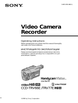 Sony CCD-TRV66E Owner's manual