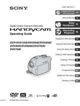 Sony DCR-DVD605 User manual