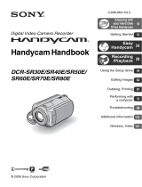 Sony DCR-SR30E User manual