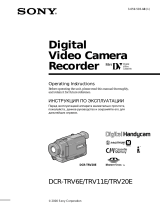 Sony DCR-TRV11E User manual