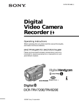 Sony DCR-TRV720E User manual