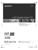 Sony kdl 20s2030raep Owner's manual