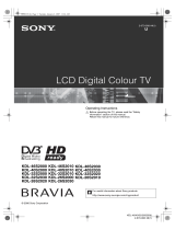 Sony KDL-46S2000 User manual
