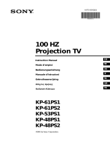 Sony KP-53PS1 User manual