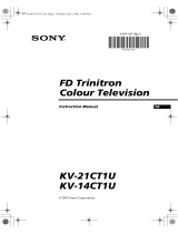 Sony KV-14CT1U User manual
