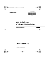 Sony KV-14LM1U User manual