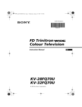 Sony KV-28FQ70U User manual