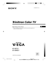 Sony KV-BT21 User manual