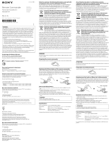 Sony RM-X170 Owner's manual