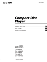 Sony CDP-XB920 User manual