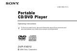 Sony DVP-FX810 User manual