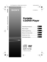 Sony DVP-FX730 Owner's manual