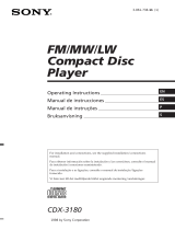 Sony CDX-3180 User manual