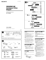 Sony CDX-MP80 Owner's manual
