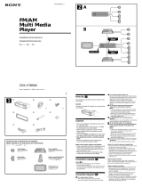Sony CDX-V7800X Owner's manual