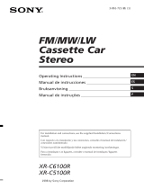 Sony XR-C5100R Owner's manual