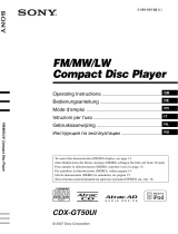 Sony CDX-GT50UI User manual