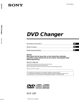 Sony DVX-100 User manual