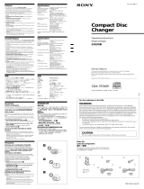 Sony CDX-757MX User manual