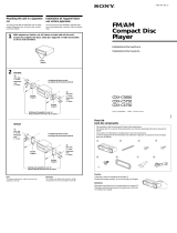 Sony CDX-C5850 Owner's manual