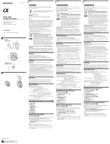 Sony HVL-RLAM Owner's manual