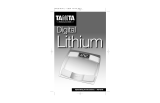 Tanita Digital Lithium HD-370 Owner's manual