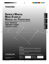 Toshiba 13A24 Owner's manual