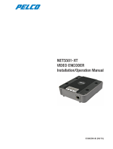 Pelco NET5501-XT VIDEO ENCODER Installation guide