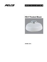Pelco FD5-P Pendant Mount Installation guide