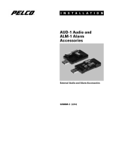 Pelco AUD-1 Audio and ALM-1 Alarm Accessory Installation guide
