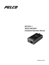 Pelco NET5501-I Network Video Encoder Installation guide