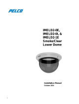 Pelco IMELD2-0I and IMELD2-0E Smoke Dome Accessory Installation guide