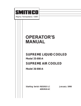 Smithco Supreme Operating instructions