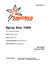 Smithco Spray Star 1200 Operating instructions