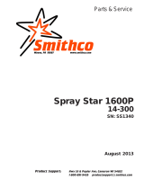 Smithco Spray Star 1600P Owner's manual