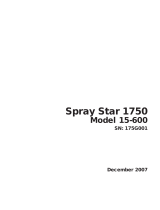 Smithco Spray Star 1750 Owner's manual