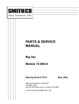 Smithco Big Vac V72 Owner's manual