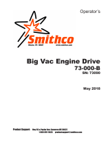 Smithco Big Vac V72E Operating instructions