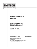 Smithco Sweep Star V62 Owner's manual