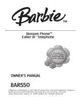 Barbie BAR550 Owner's manual